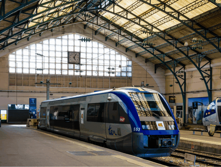 gare de train TER - secteur ferroviaire