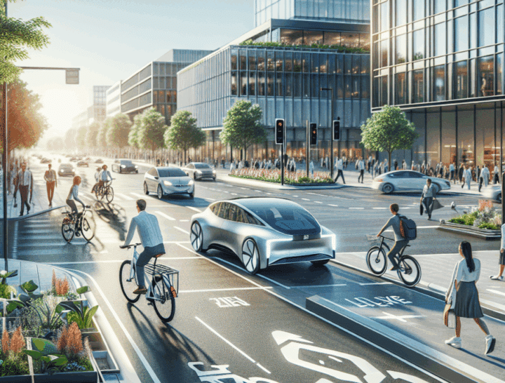 Mobilité multimodale : piétons, vélos, voiture, transports